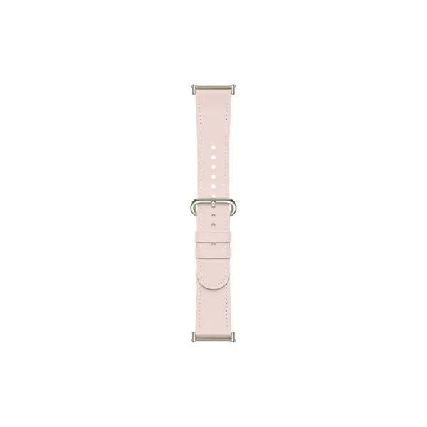 Кожаный сменный браслет Xiaomi Leather Quick Release Strap Sakura Pink