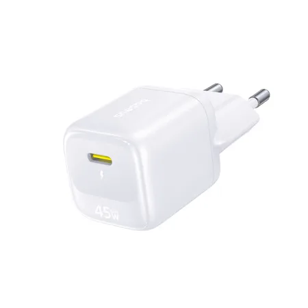 Адаптер питания Baseus FN22 1C 45W EU Moon White (E0123301)