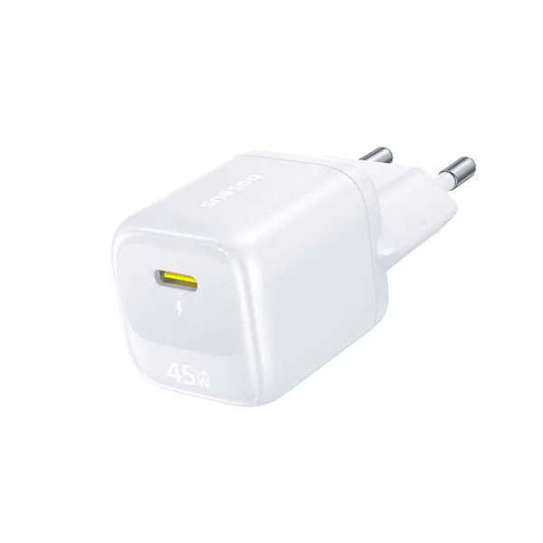 Адаптер питания Baseus FN22 1C 45W EU Moon White (E0123301)