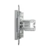 Розетка компьютерная SE EPH4700161 Asfora RJ45 кат.6e механизм алюминий