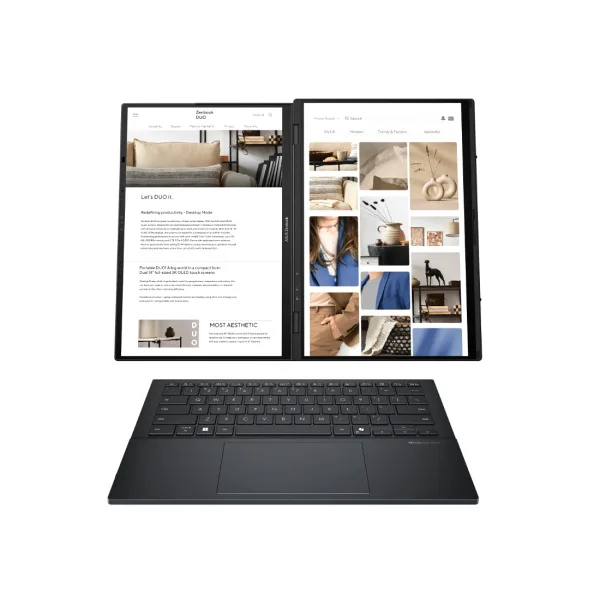 Ноутбук ASUS Zenbook Duo UX8406CA-QL453W 14″ FHD+ 60Hz Core Ultra 7 255H 32GB 512GB Win11