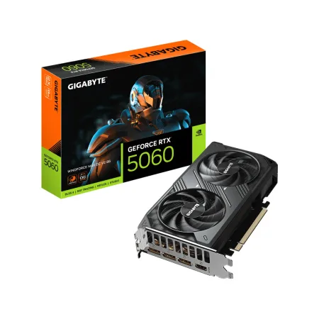 Видеокарта Gigabyte (GV-N5060WF2MAX OCV2-8GD) RTX5060 WINDFORCE MAX OC V2 8G