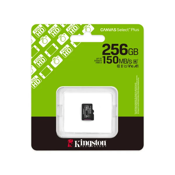 Карта памяти Kingston SDCS3/256GBSP Canvas Select Plus A1 U1 V10 256GB