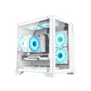 Компьютерный корпус Gamemax Infinity Mini 7 ARGB Fans + Controller White без Б/П