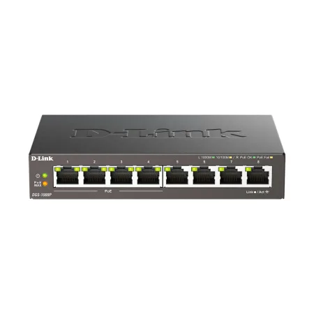 Коммутатор D-Link DGS-1008P/F3A