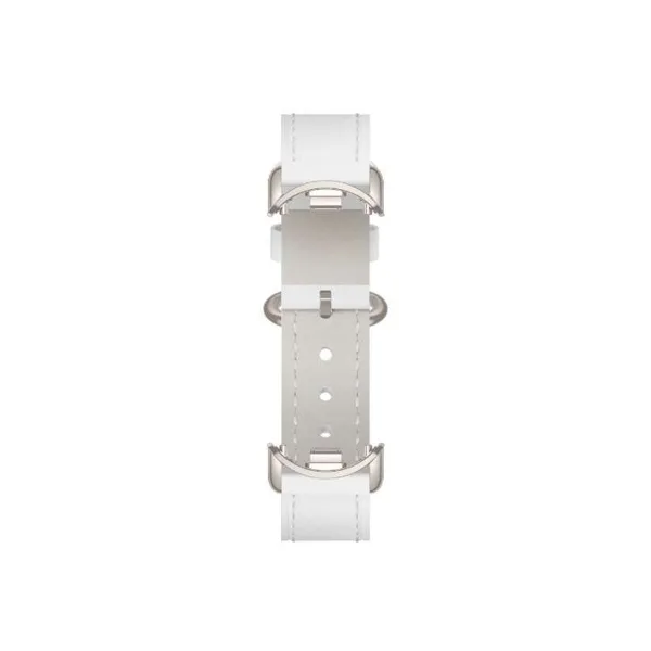 Сменный кожаный браслет для Xiaomi Smart Band 9 Ceramic White