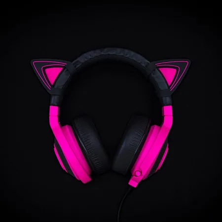 Накладные кошачьи ушки на гарнитуру Razer Kitty Ears for Kraken - Neon Purple