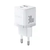 Адаптер питания Baseus Palm C+U 30W White( в комлпекте кабель Type-c) (P1011160A213-01)