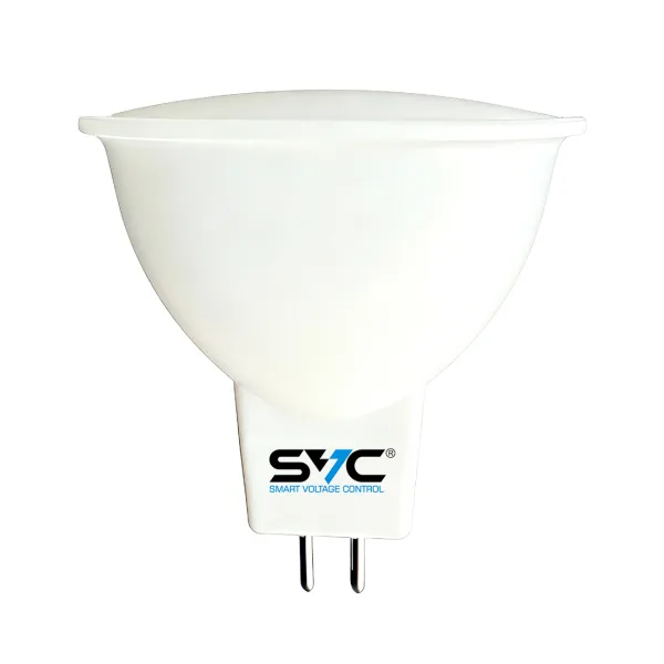 Лампа светодиодная SVC LED MR16-7W-GU5.3-3000K Тёплый