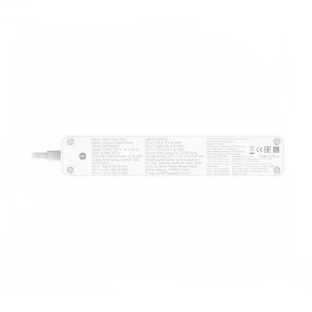 Удлинитель Xiaomi 20W Power Strip (2C1A) EU