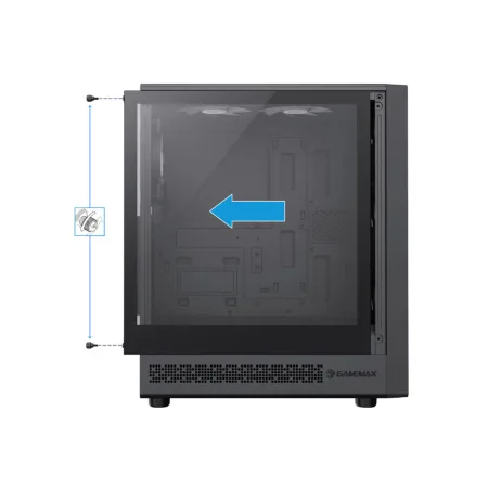 Компьютерный корпус Gamemax Storm 2 AB Black без Б/П