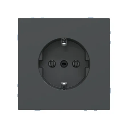 Розетка мех-м MERTEN MTN2301-6034 D-Life шторки винт.зажим антрацит