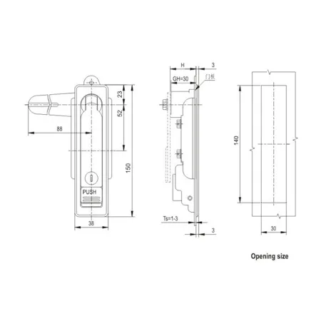 Замок металлический с ключом Deluxe MS712