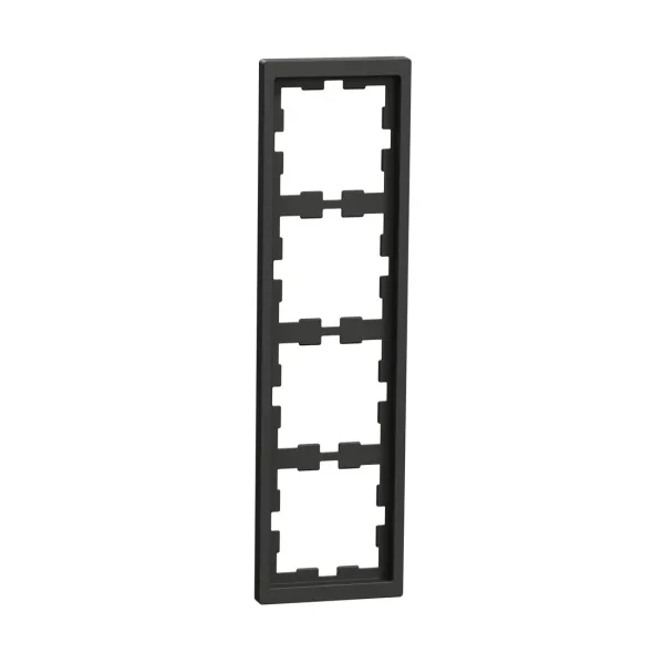 Рамка MERTEN MTN4040-6534 D-Life 4 постовая антрацит