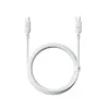 Интерфейсный кабель Baseus Silky Type-C to Type-C 100W 1m White(P10377704213-00)