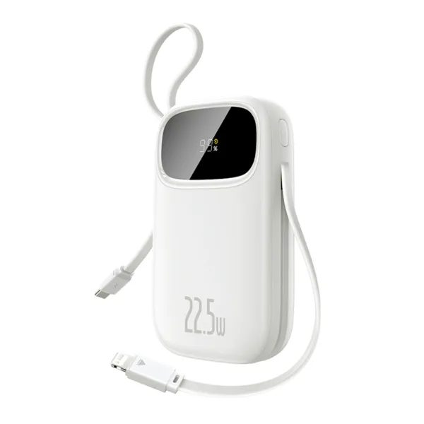 Портативный внешний аккумулятор Baseus EnerFill FC31 10000mAh 22.5W White (P10082106213-00)