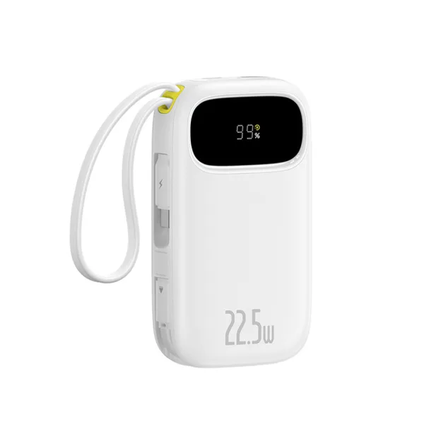 Портативный внешний аккумулятор Baseus EnerFill FC31 10000mAh 22.5W White (P10082106213-00)
