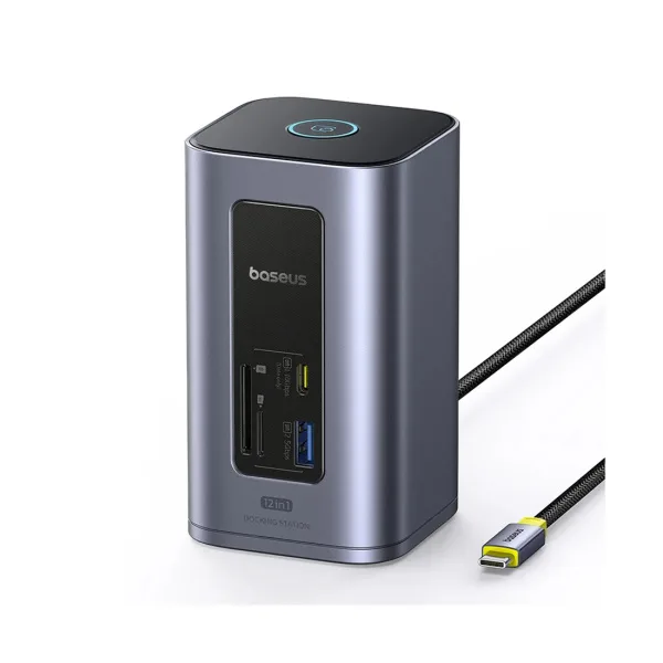 Док-станция Baseus NU1 Air Spacemate 12-in-1 Grey (B00568103813-00)