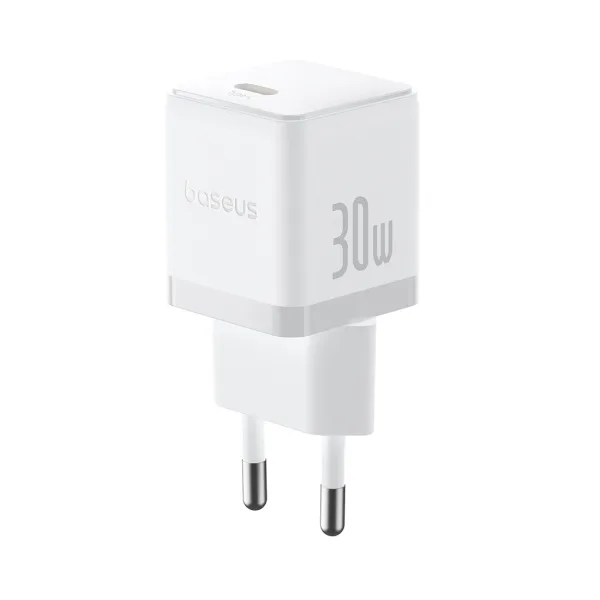 Адаптер питания Baseus Palm 1C 30W White (P10111605213-00)