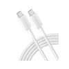 Интерфейсный кабель Anker 322 USB-C to USB-C Cable 1М (A81F5G21) Белый