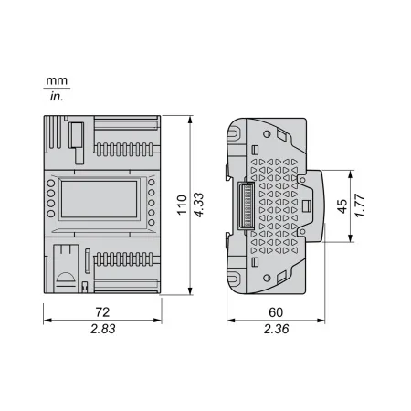 ПЛК М172 SE TM172PDG18R M172 дисплей 18 I/O ETH 2 MODBUS