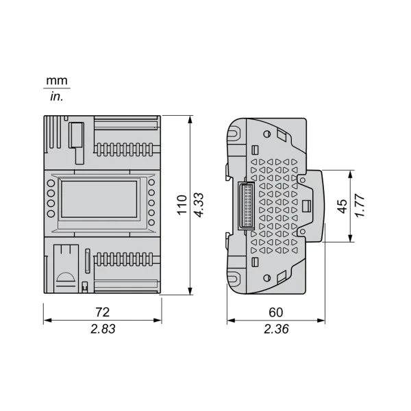 ПЛК М172 SE TM172PDG18R M172 дисплей 18 I/O ETH 2 MODBUS