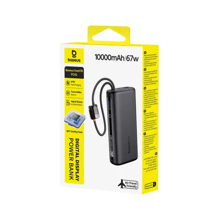 Портативный внешний аккумулятор Baseus EnerFill FC41 Power Bank 10000mAh 67W Cosmic Black