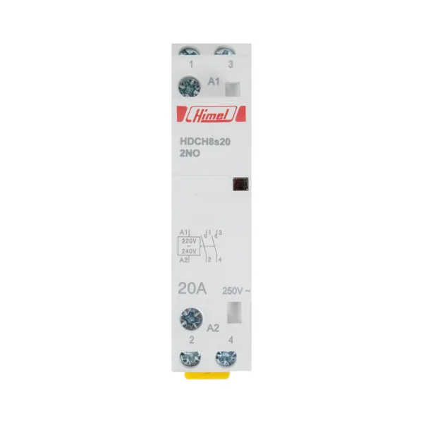 Модульный контактор Himel HDCH8S 2НО 20А 230В