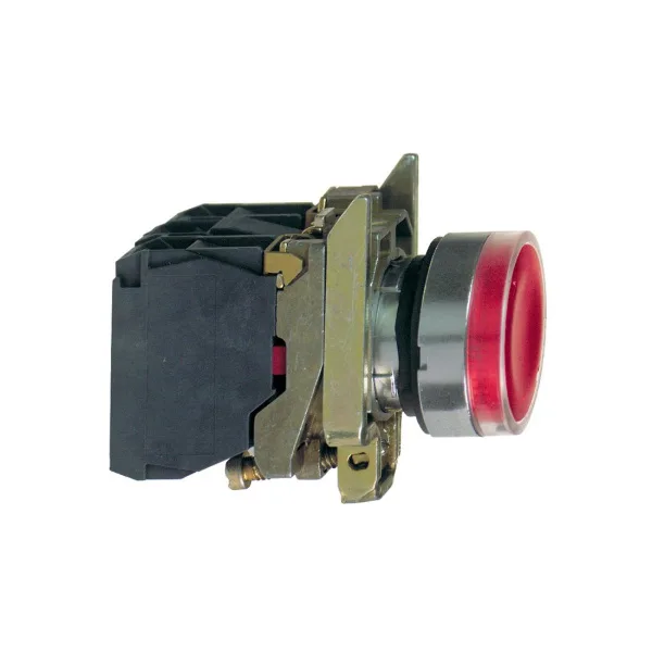 Кнопка SE XB4BW34G5 с возвр. с подсв. 22мм 48-120В красная