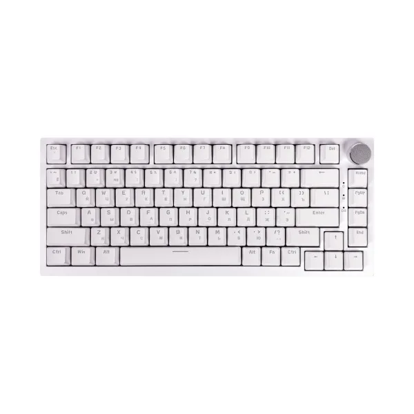 Клавиатура Ajazz AK820 Blue Switch White