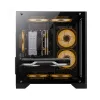 Компьютерный корпус Gamemax Infinity Mini 3 ARGB Fans + Controller Black без Б/П