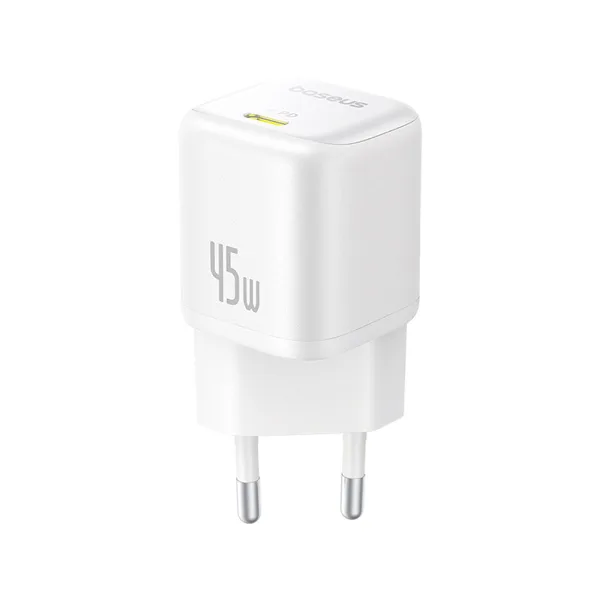 Адаптер питания Baseus PicoGo GaN 1C 45W White (P10176800213-00)