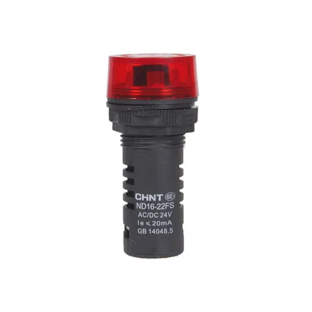 Сигнализатор звуковой CHINT ND16-22FS 22 мм красный LED АС220В
