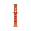 Кожаный сменный браслет Xiaomi Leather Quick Release Strap Coral orange