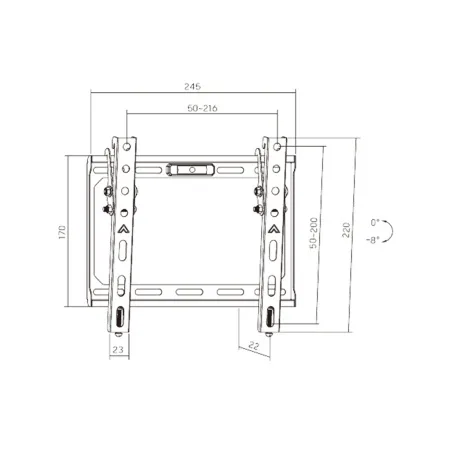 Кронштейн XG WA-1343T для ТВ и мониторов 13″-43″