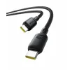 Интерфейсный кабель Baseus Silky Type-C to Type-C 100W 1m Black (P10377704113-00)