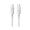 Интерфейсный кабель Baseus Silky Type-C to Type-C 100W 1m White(P10377704213-00)