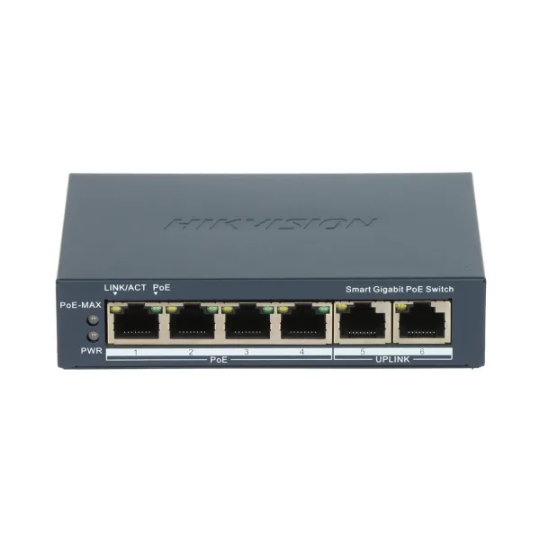 Коммутатор Hikvision DS-3E1506P-EI/M-4P1T1F