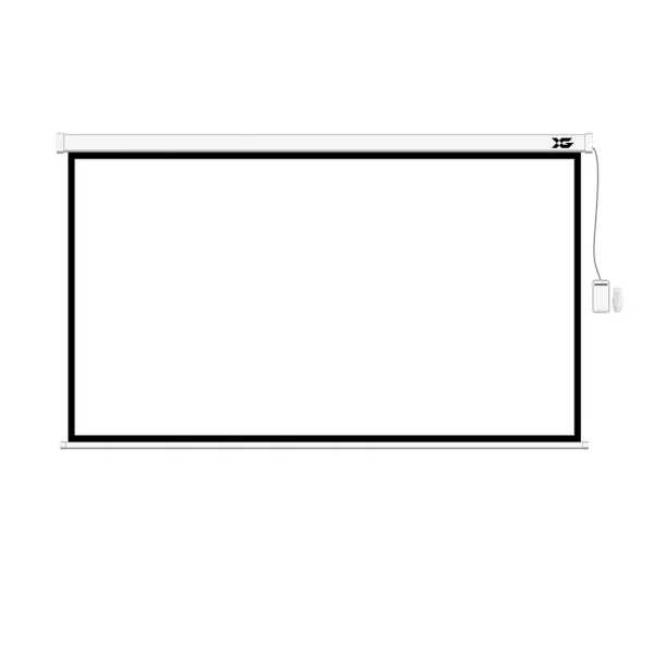 Экран моторизированный (с пультом Д/У) XG DLS-ERС350x270W (137″х106″), Ø - 174″, 16:9