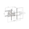 Кронштейн XG FMW-50100 для ТВ и мониторов 50″- 100″