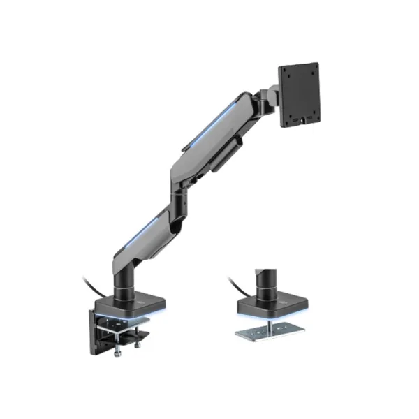 Настольный кронштейн с газлифтом XG MGG-1749 grey для 1 монитора (17″-49″) Серый