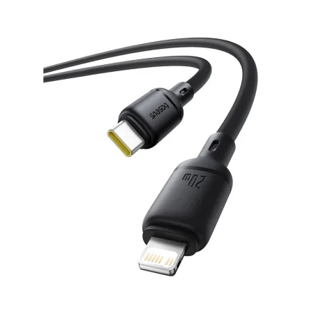 Интерфейсный кабель Baseus Silky Type-C to iP 20W 1m Cluster Black (P10377700113-00)