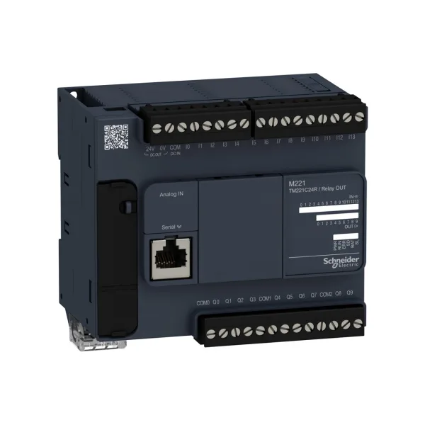 ПЛК M221-24IO SE TM221C24R M221-24IO реле часы