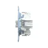 Выключатель мех-м MERTEN MTN3115-0000 D-Life 2 клавишный