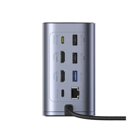 Док-станция Baseus NU1 Air Spacemate 12-in-1 Grey (B00568103813-00)