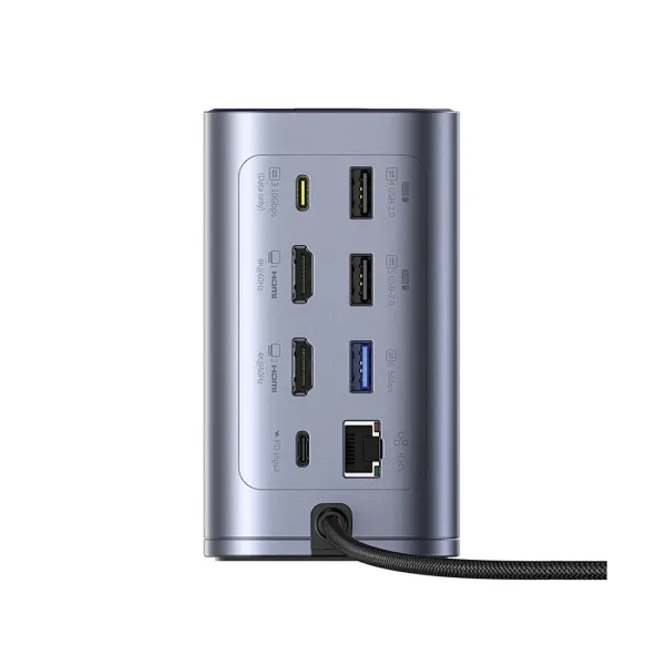 Док-станция Baseus NU1 Air Spacemate 12-in-1 Grey (B00568103813-00)