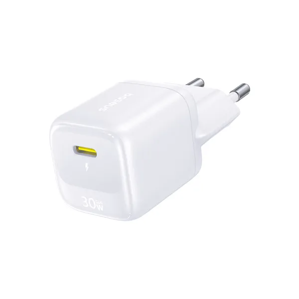 Адаптер питания Baseus FN22 1C 30W EU Moon White (E0123101)