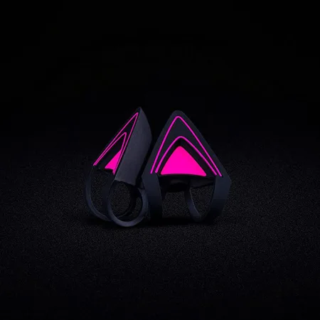 Накладные кошачьи ушки на гарнитуру Razer Kitty Ears for Kraken - Neon Purple