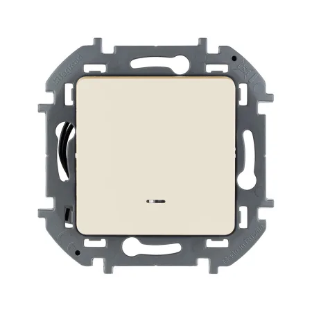 Выключатель одноклавишный с подсветкой/индикацией Legrand 673611 Inspiria с/у 10 А ~250В безвинтовы