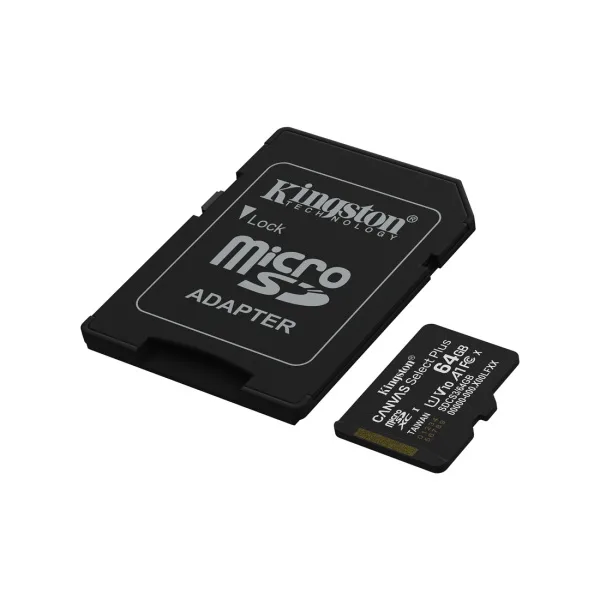 Карта памяти Kingston SDCS3/64GB Canvas Select Plus A1 U1 V10 64GB